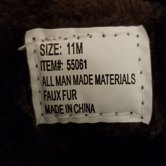 Chromatics By Totes Women Size 11M Brown Winter Snow Boots Snowflake Front Zip - Picture 7 of 16